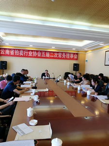 云南省拍卖行业协会五届二次常务理事会顺利召开